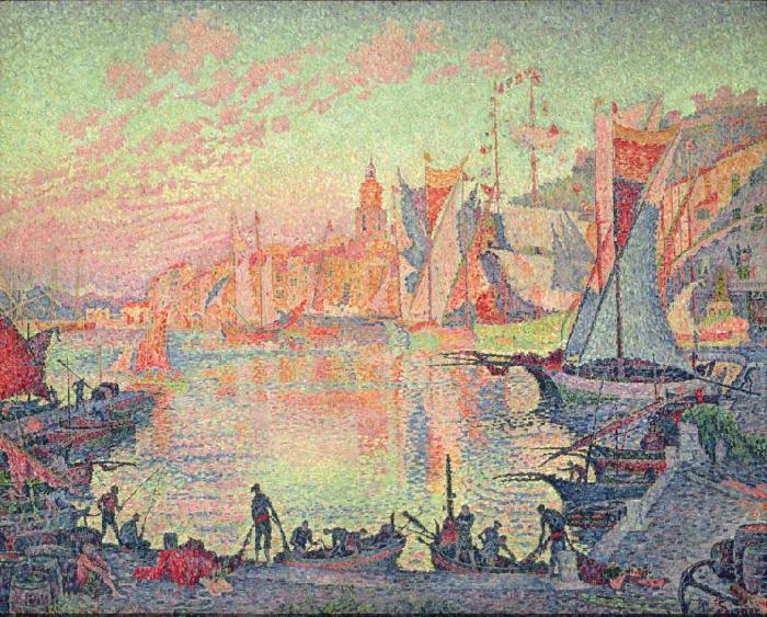 Paul Signac The Port of SaintTropez, China oil painting art